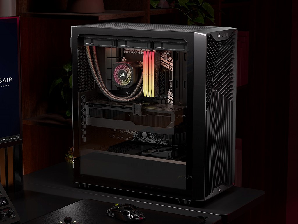 CORSAIR、冷却性能を最重視したハイエンドマシン向けミドルタワー