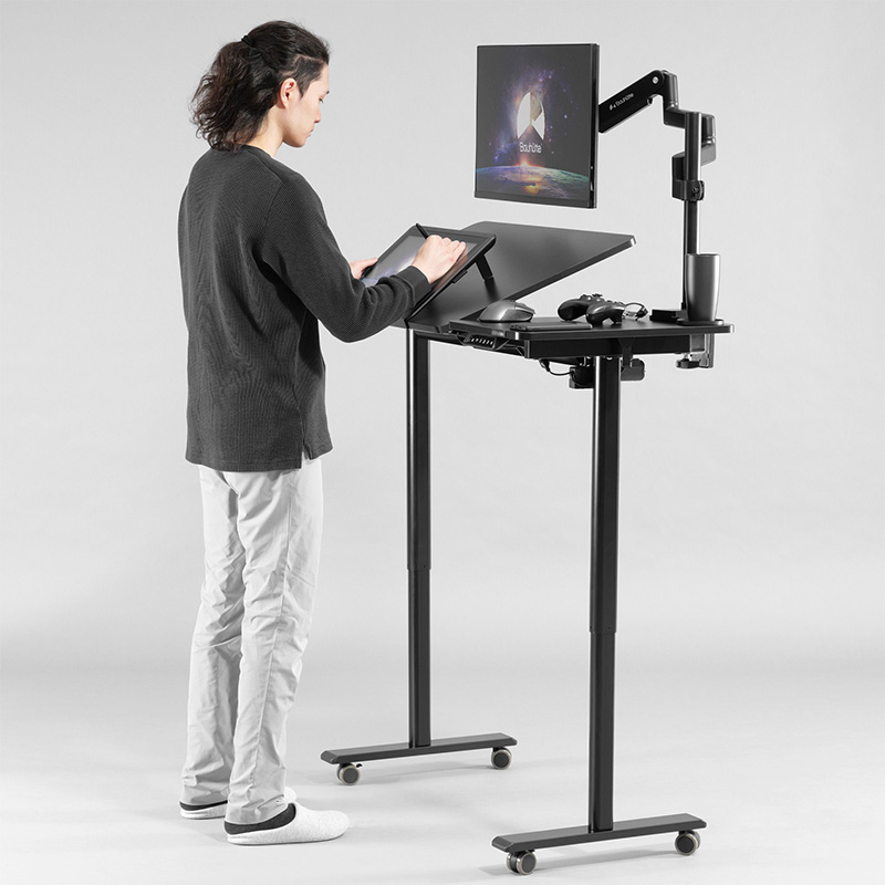 電動昇降チルトデスク