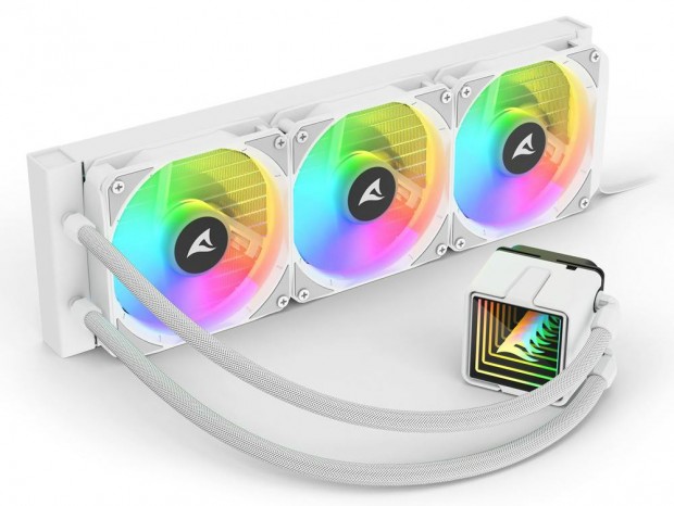 大型インフィニティミラーを搭載する360mm AIO水冷ユニット、Sharkoon「S100 ARGB」