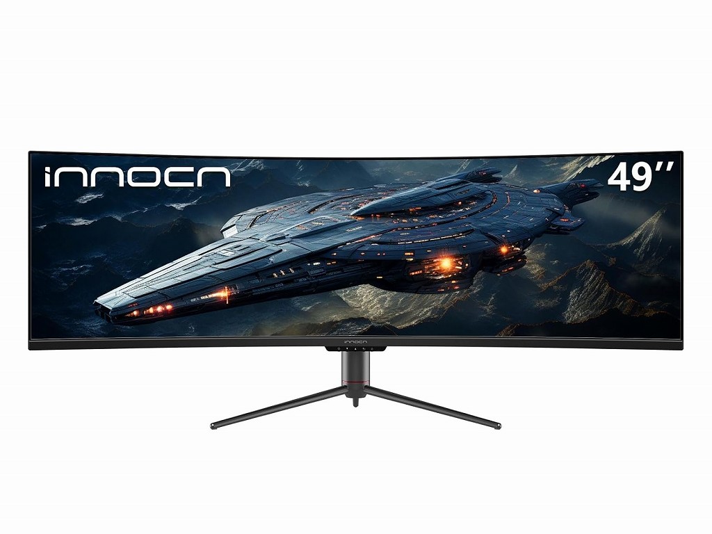 今日のお買い得) 32:9比の超ウルトラワイド49型5Kディスプレイ、INNOCN