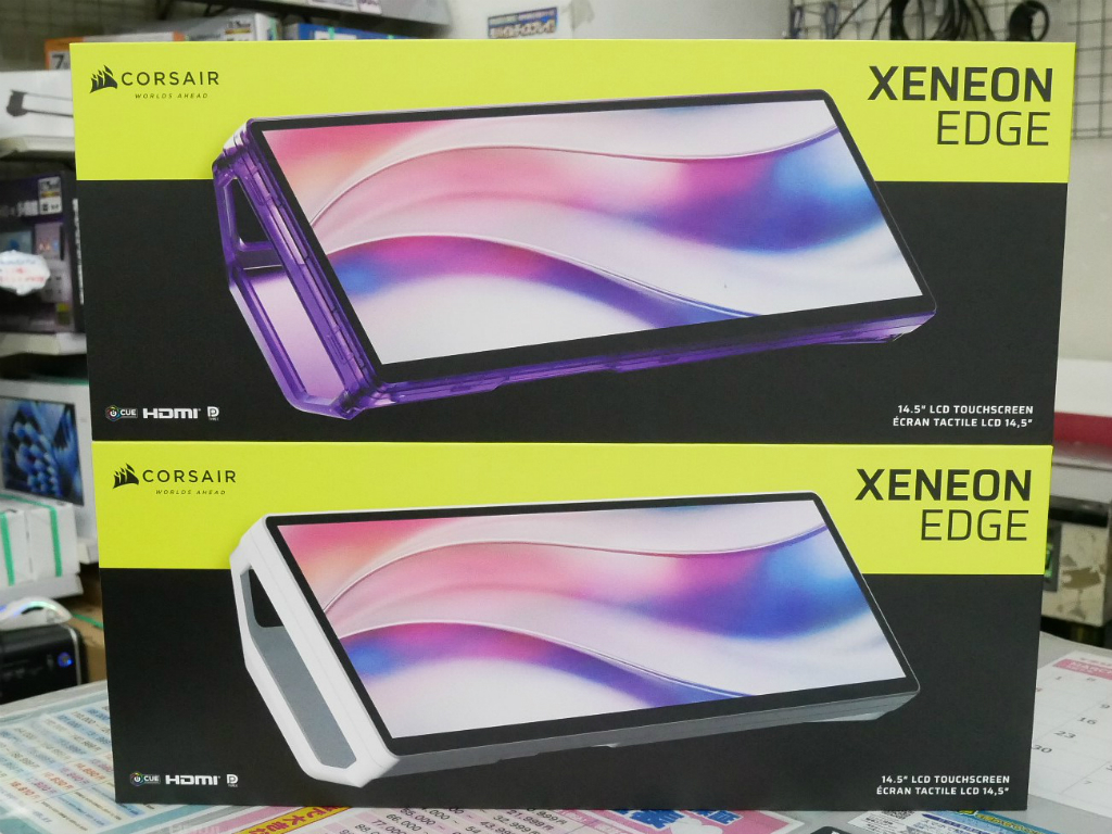 アキバ取材班) CORSAIR「XENEON EDGE 14.5”LCD Touchscreen」に