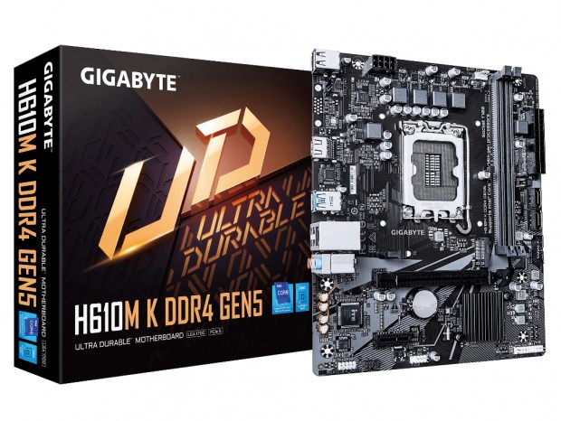 税込9,800円の格安H610マザーボード、GIGABYTE「H610M K DDR4 GEN5」発売