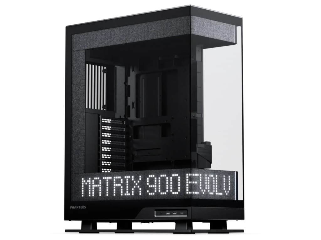 Phanteks、900灯のLEDマトリックスディスプレイを備えたミドルタワー