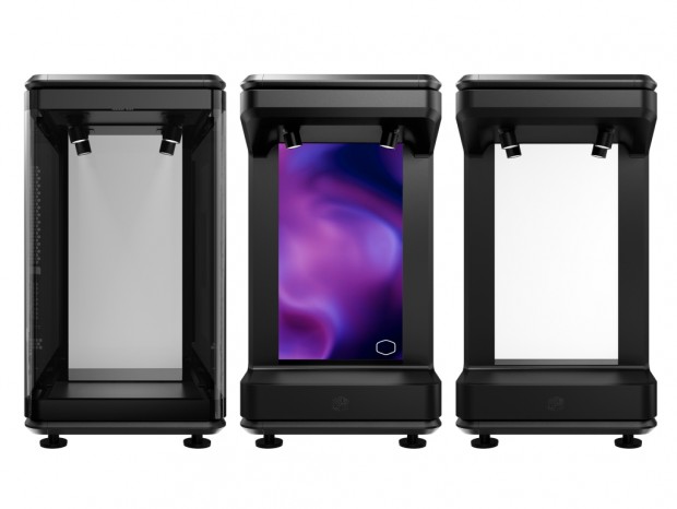 フロントステージを備えた360°ショーケース筐体、Cooler Master「MasterFrame 360」シリーズ