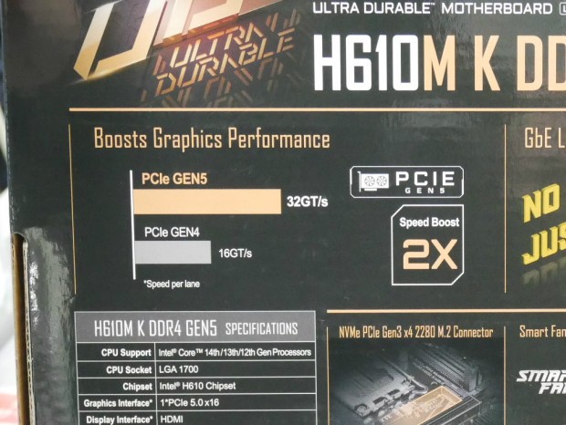 H610M K DDR4 GEN5