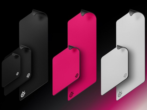 SteelSeries、極厚ゲーミングマウスパッド「QcK Heavy」にMagentaとWhiteの新色