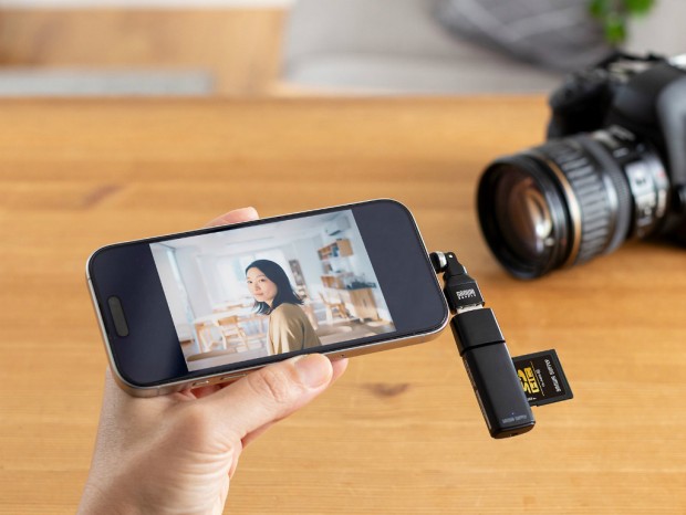 サンワサプライ、コネクタが540°自在に回転するUSB Type-A to Type-C変換アダプタ