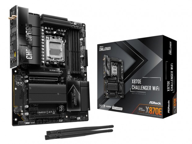 全モデルWi-Fi 7搭載。ASRock「Challenger」シリーズ新作AM5マザー6モデル