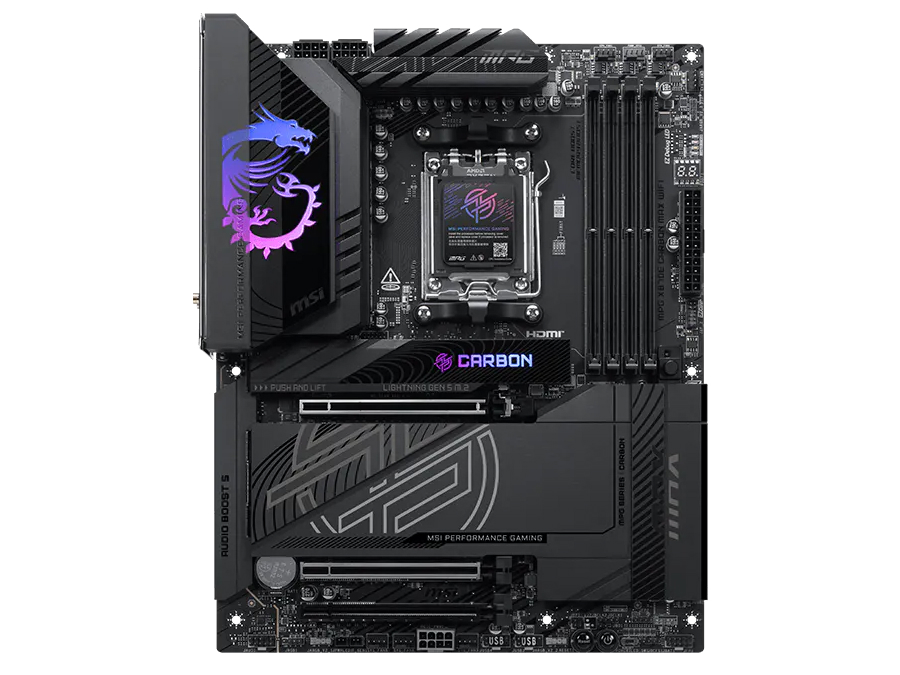 MSI、Pin Safeデザイン採用のX870Eマザー「MPG X870E CARBON MAX WIFI