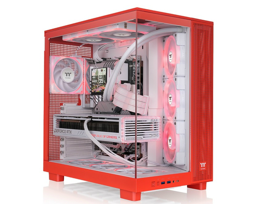 Thermaltake、ピラーレスPCケース「View 380 XL TG ARGB」に鮮やかな新