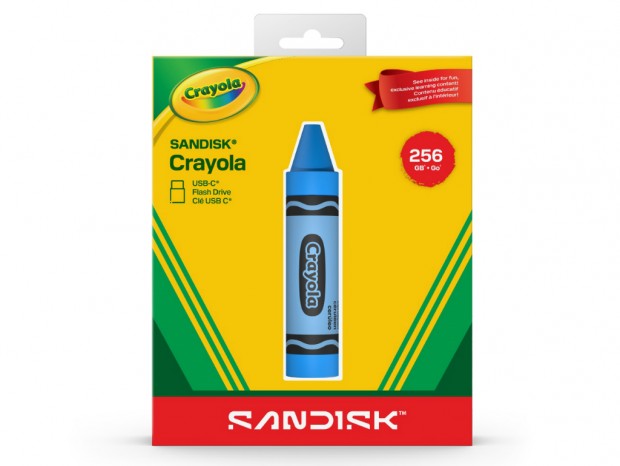 サンディスク、クレヨラとコラボレーションしたクレヨン型USB Type-Cメモリ発売