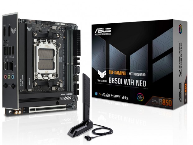 ASUS、TUF GAMING初のAM5対応Mini-ITXマザーボード「TUF GAMING B850I WIFI NEO」