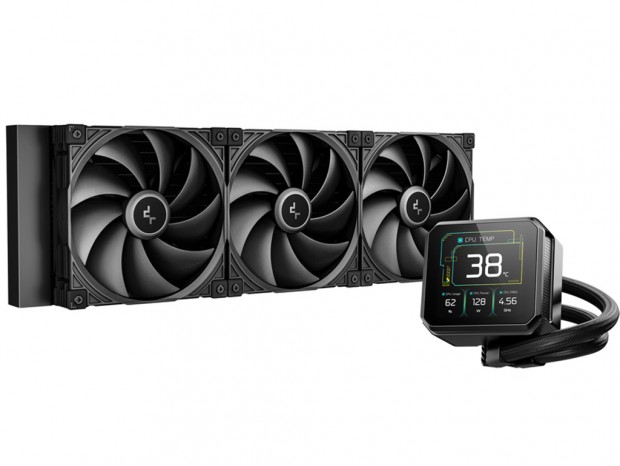 DeepCool、3.4型液晶＆420mmラジエーター採用フラグシップAIO水冷「SPARTACUS 420」
