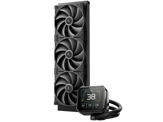DeepCool、3.4型液晶＆420mmラジエーター採用フラグシップAIO水冷「SPARTACUS 420」