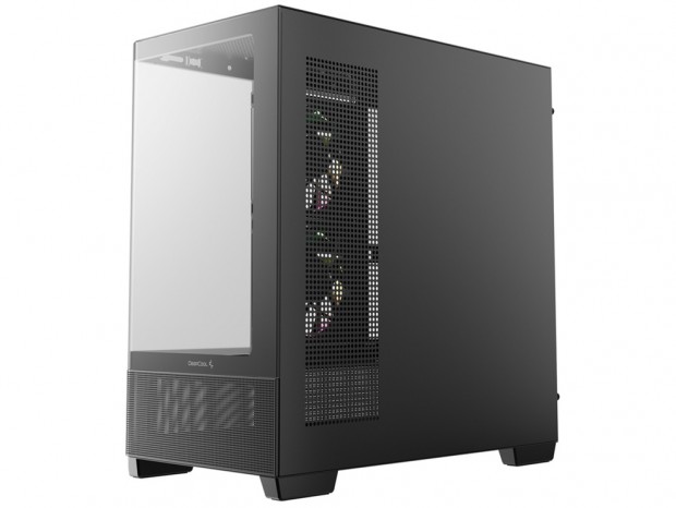DeepCool、曲面ガラス採用のパノラマデザインミニタワーPCケース「CG380U 3F」発売