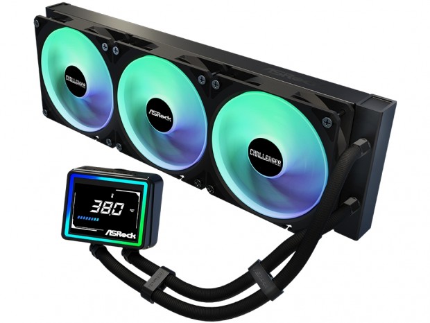 ASRock、3インチ液晶搭載の「Challenger」シリーズなどAIO水冷計9モデル24日発売
