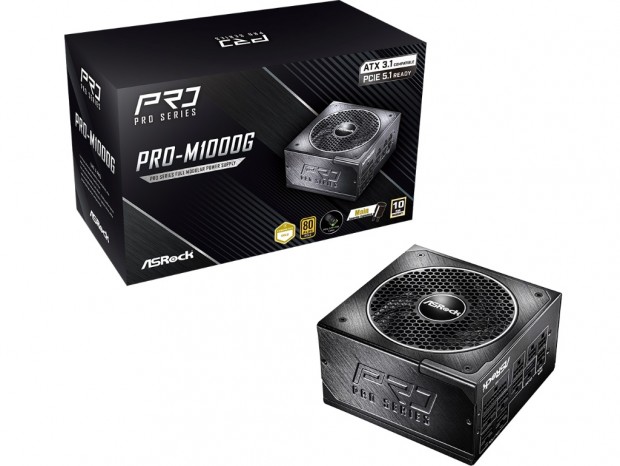 ASRock、「PRO」シリーズ初のフルモジュラー80PLUS GOLD電源ユニット計3モデル