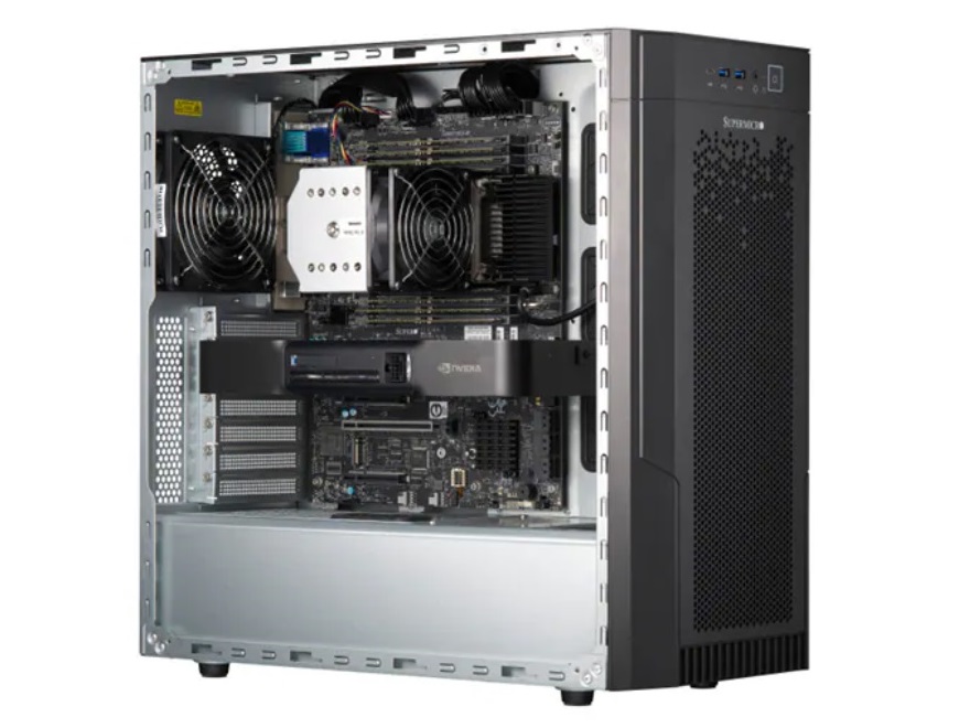 Xeon 600とNVIDIA RTX PRO 6000 Blackwell Max-Q×2対応のミドルタワー
