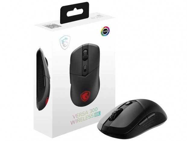 MSI、8Kポーリングレート対応の軽量ゲーミングマウス「VERSA 300 WIRELESS 8K」シリーズ