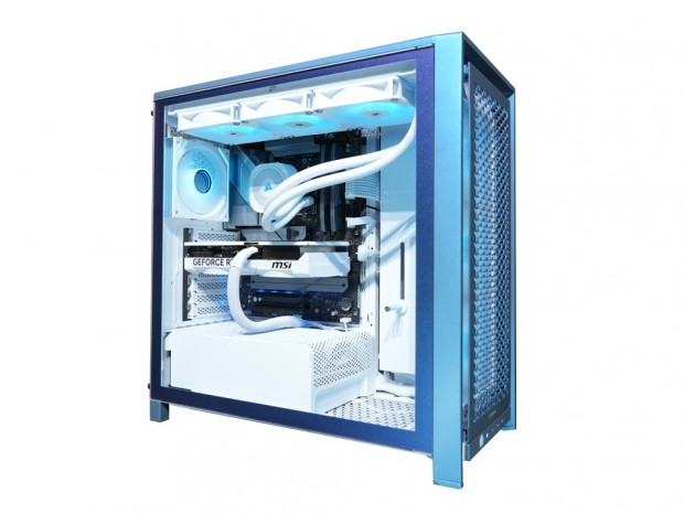 (for 青い人) PCケース Corsair 4000D 各色1,337台の限定ケースCORSAIR「FRAME 4000D Vault」採用ゲーミング