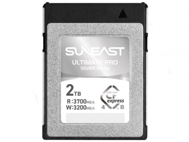 SUNEAST、最大3,700MB/sのCFexpress 4.0カード「ULTIMATE PRO SILVER」シリーズ