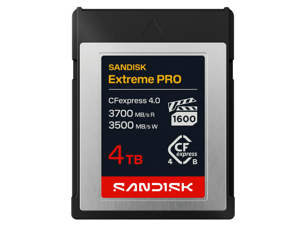 サンディスク、12K動画撮影対応のCFexpress 4.0 Type Bカードや2TBの