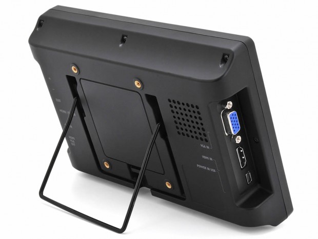 センチュリー、乾電池駆動にも対応する「7インチHDMIマルチ モニター