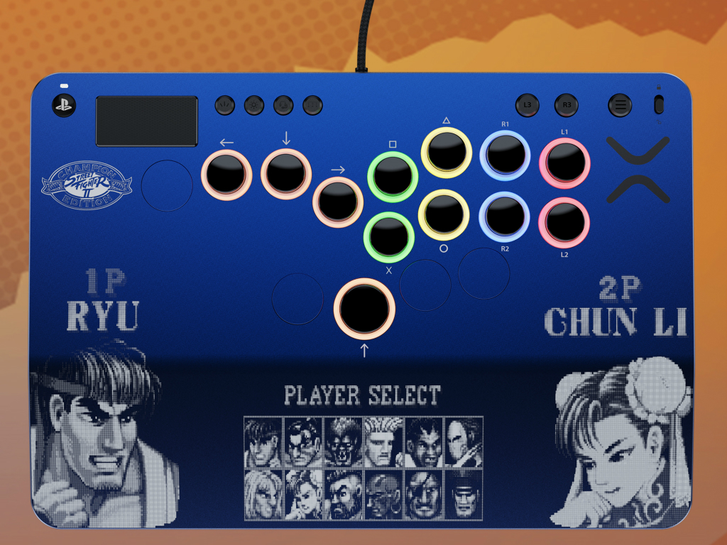 Victrixのレバーレスアケコン「Pro KO」にストリートファイターII