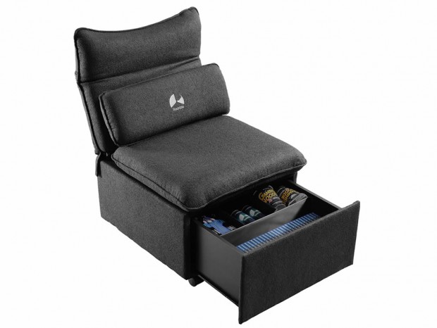 座面下に約51Lの隠し収納、秘密ゾーンも備えたゲーミングソファがBauhutteから