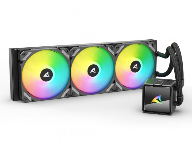 9,980円でインフィニティミラー風ヘッド採用の360mmラジエーターAIO水冷がSharkoonから