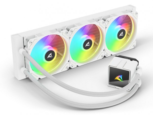 9,980円でインフィニティミラー風ヘッド採用の360mmラジエーターAIO水冷がSharkoonから