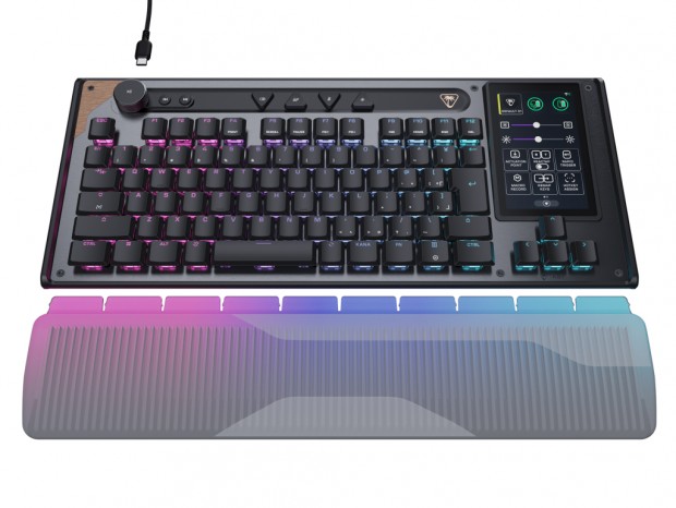 Turtle Beach、4.3型タッチ液晶搭載テンキーレスキーボード「Command Series KB7」など3モデル