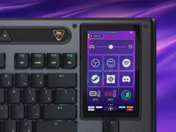 Turtle Beach、4.3型タッチ液晶搭載テンキーレスキーボード「Command Series KB7」など3モデル