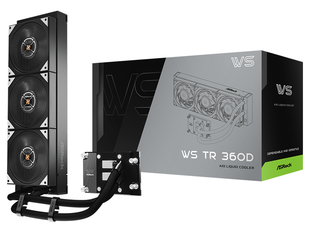 ASRock、Threadripper / Xeon W対応のWS向け360mm AIO水冷「WSシリーズ