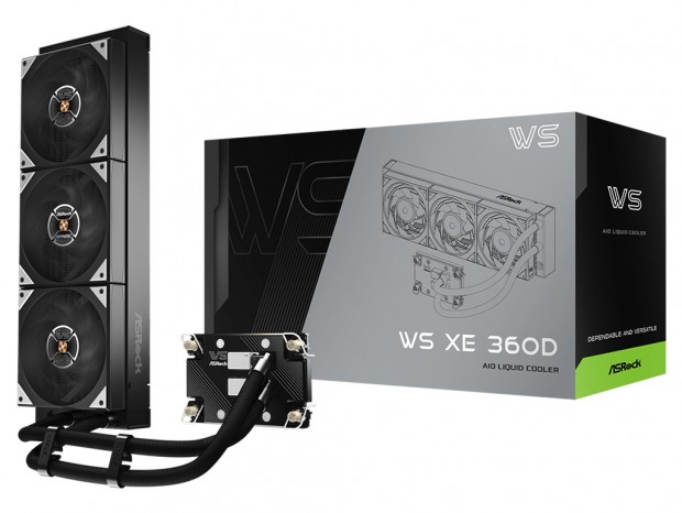 ASRock、Threadripper / Xeon W対応のWS向け360mm AIO水冷「WSシリーズ」国内発売