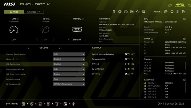 MAG X870E TOMAHAWK MAX WIFI