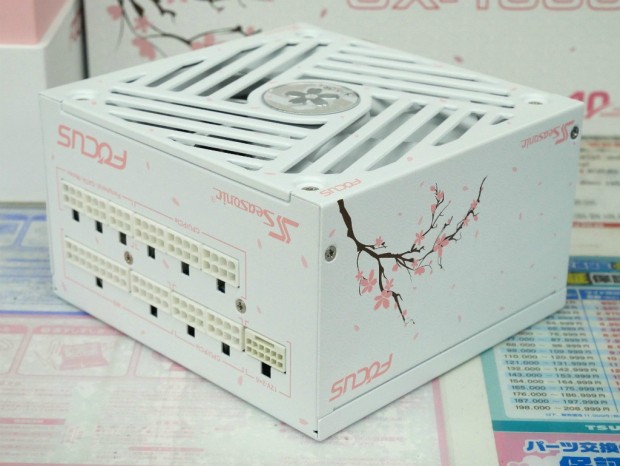 桜デザインの数量限定1,000Wフルモジュラー電源ユニットがSeasonicから発売