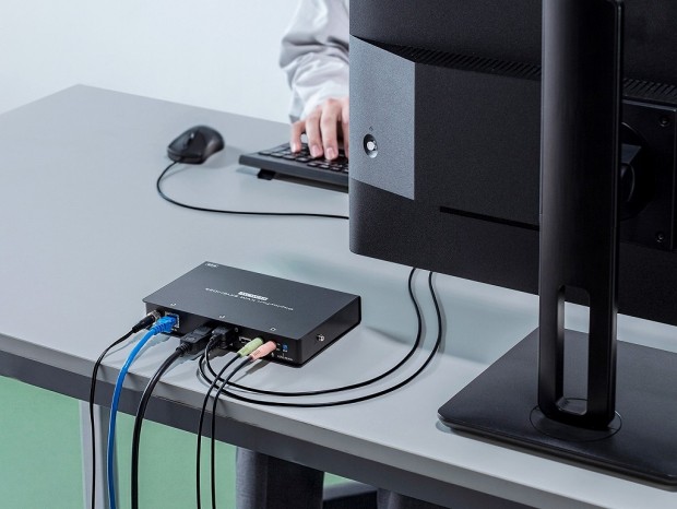 サンワサプライ、DisplayPort信号とUSBを最大150m延長するKVMエクステンダーを22.5万円で発売