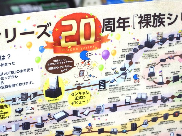 「裸族」シリーズのクリアファイル