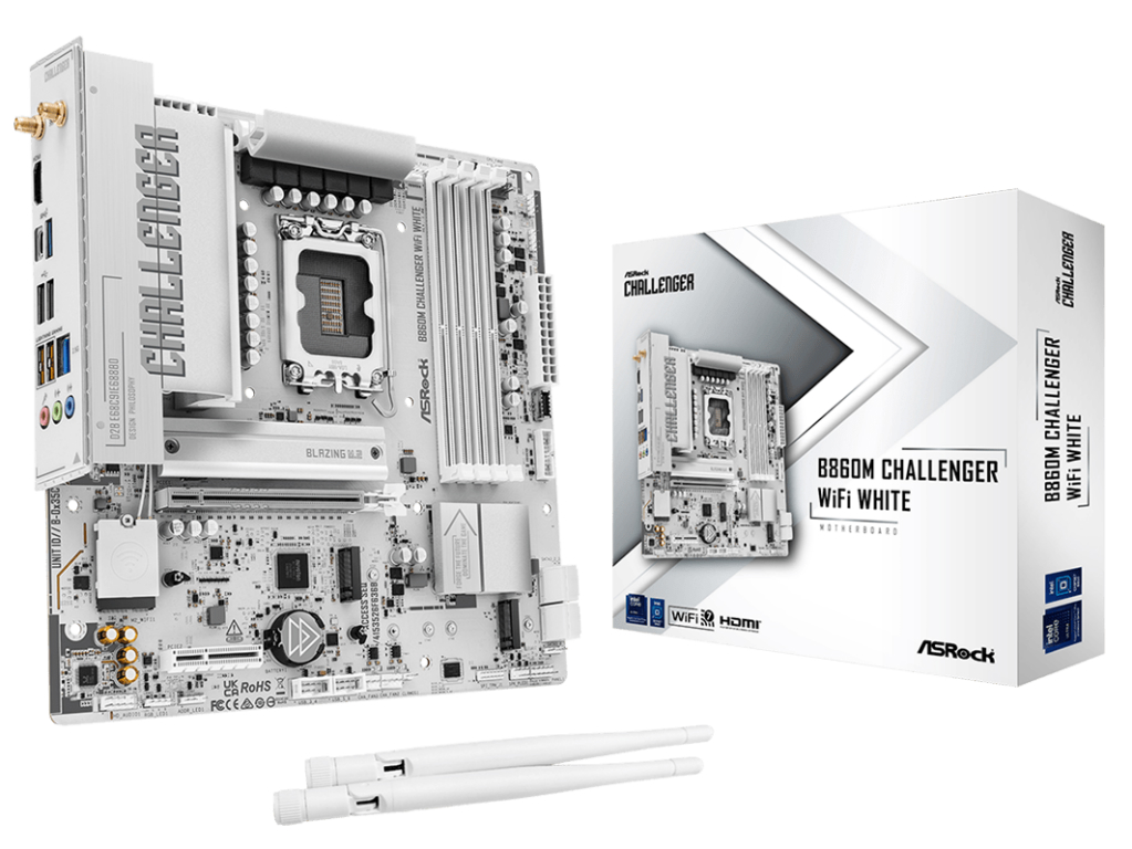 ASRock「Challenger」シリーズから、Intel B860採用MicroATX