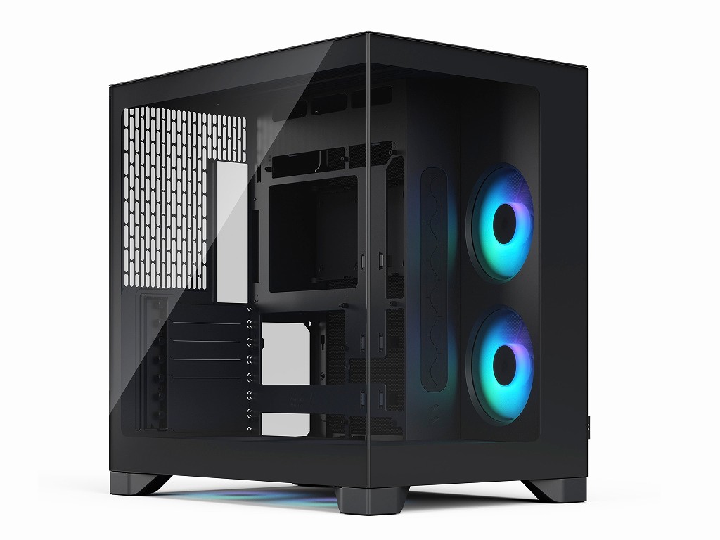 Fractal Design初のピラーレスデザイン採用、魅せるファン設計も特徴の