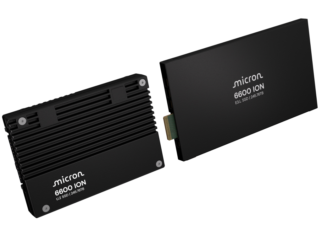 世界最大245.76TBの大容量SSD「Micron 6600 ION」出荷開始。ラック