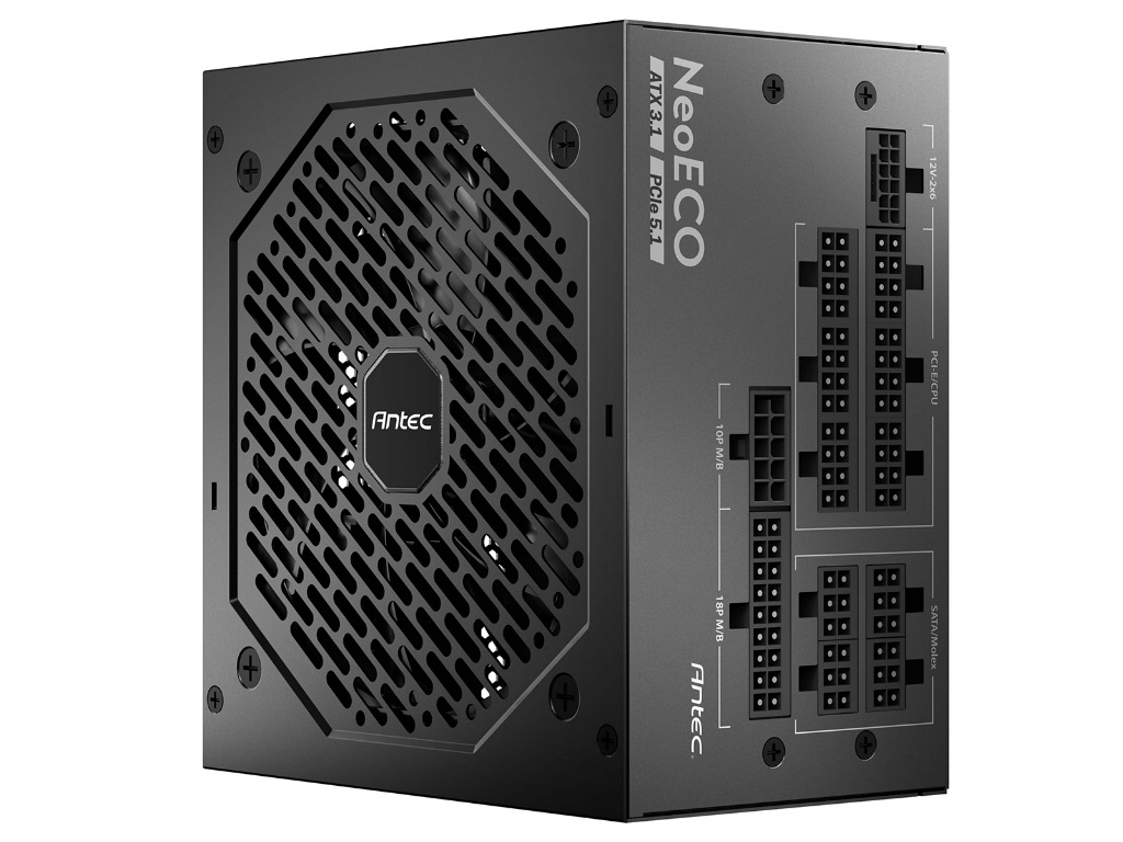 1,200Wで奥行き140mmのATX 3.1対応PLATINUM電源、Antec「NE PLATINUM