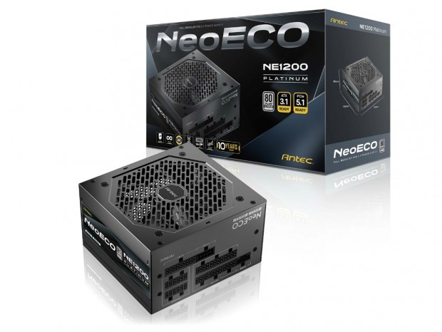 1,200Wで奥行き140mmのATX 3.1対応PLATINUM電源、Antec「NE PLATINUM ATX 3.1」発売