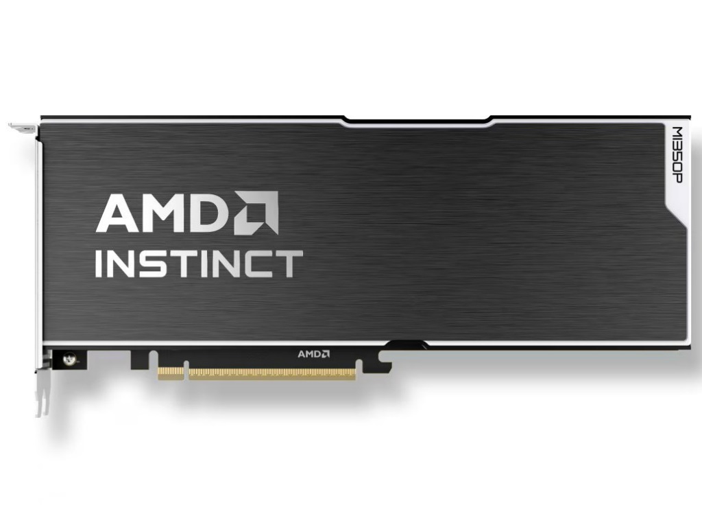 144GB HBM3E搭載のPCI Express版AI向けGPUアクセラレータ、AMD