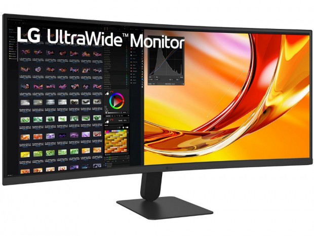 120Hz対応の34型UWQHD湾曲ウルトラワイドディスプレイ、LG「34U601B-B」5月中旬発売