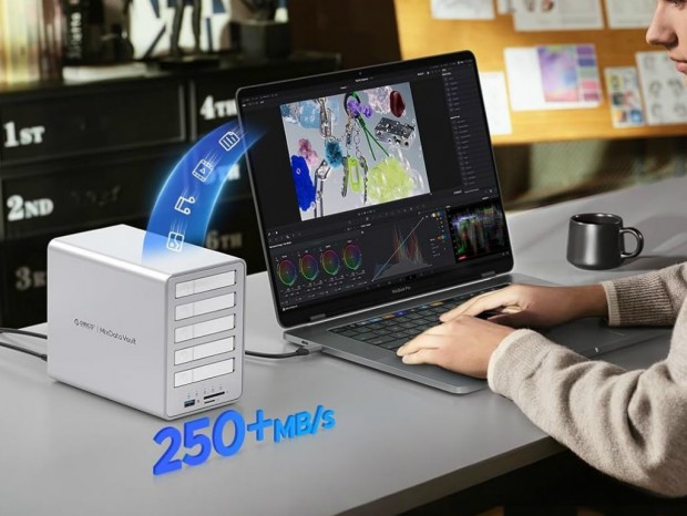 ORICO、7種類のRAIDモードを選択できる2.5インチSSD/HDD対応5ベイケース発売