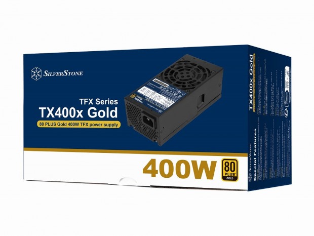 SilverStone、最小18dBAで24時間365日動作するGOLD認証の静音TFT電源「TX400x Gold」