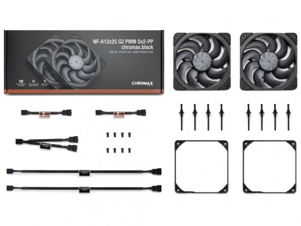 NF-A12x25 G2 PWM Sx2-PP chromax.black