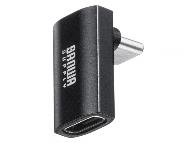 配線の出っ張りを抑えてスッキリ接続、40Gbps対応L字型USB Type-C変換アダプタ